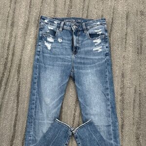American Eagle Super Stretch Blue Denim